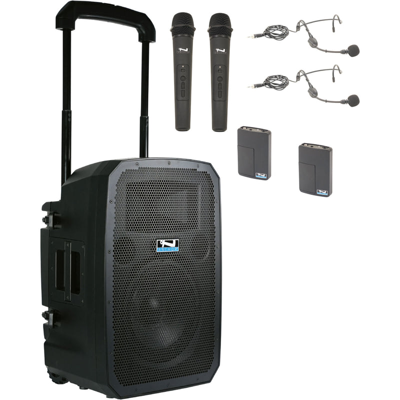 Anchor Audio Liberty 3 Hub Battery-Powered PA System with (4) Wireless Microphones