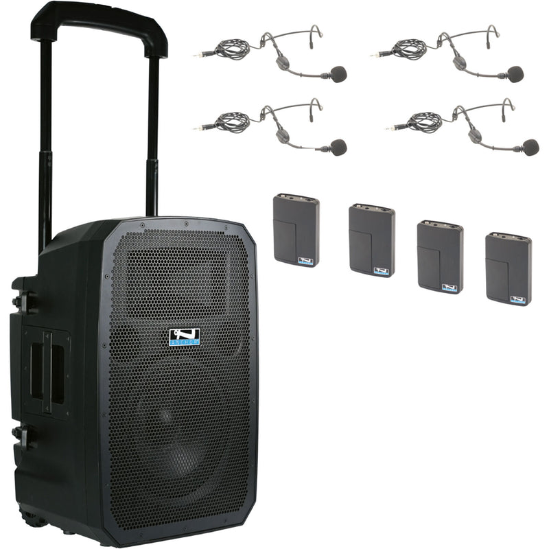 Anchor Audio Liberty 3 Hub Battery-Powered PA System with (4) Wireless Microphones