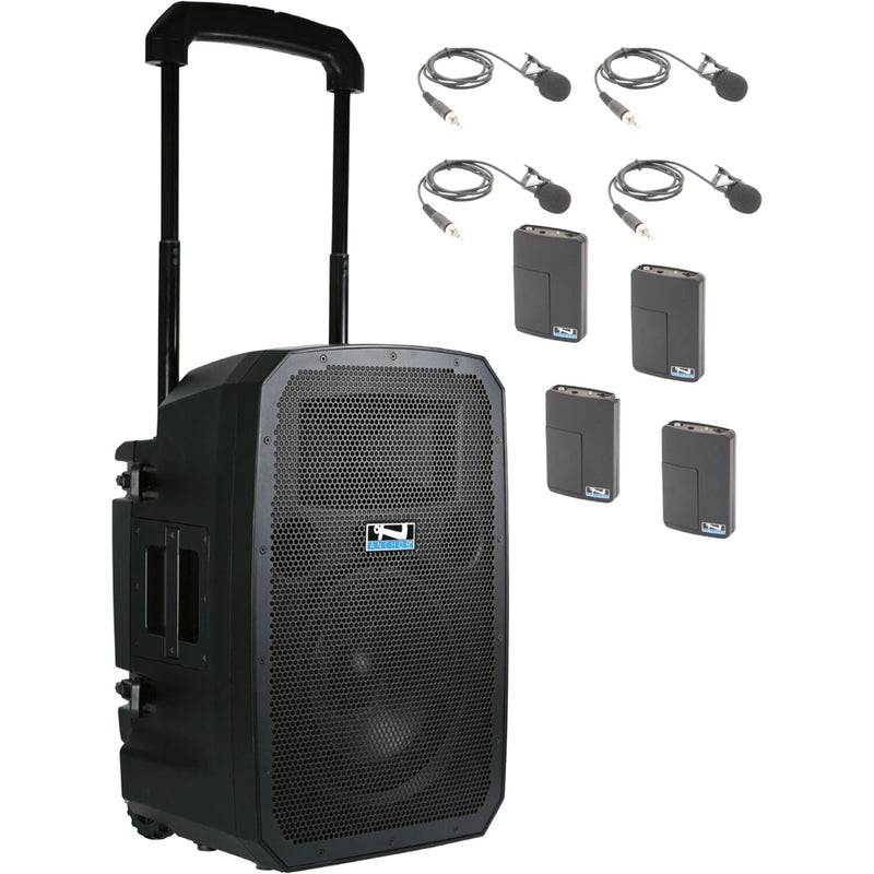 Anchor Audio Liberty 3 Hub Battery-Powered PA System with (4) Wireless Microphones