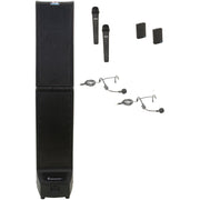 Anchor Audio Bigfoot 3 Link 4 Portable PA AnchorLink with (4) Headband Microphones