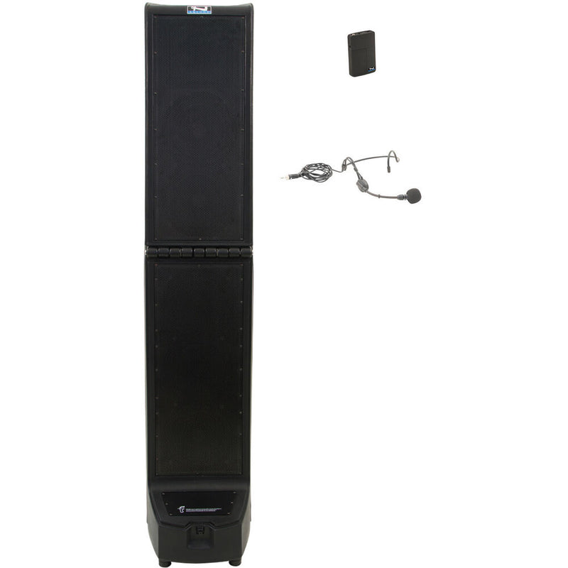 Anchor Audio Bigfoot 3 Hub 1 Portable PA System with (1) Headband Microphone