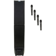 Anchor Audio Bigfoot 3 Hub 4 Portable PA System AnchorLink, Anchor Flex with (4) Handheld Microphones