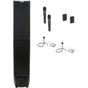 Anchor Audio Bigfoot 3 Hub 4 Portable PA System AnchorLink, Anchor Flex with (4) Microphones