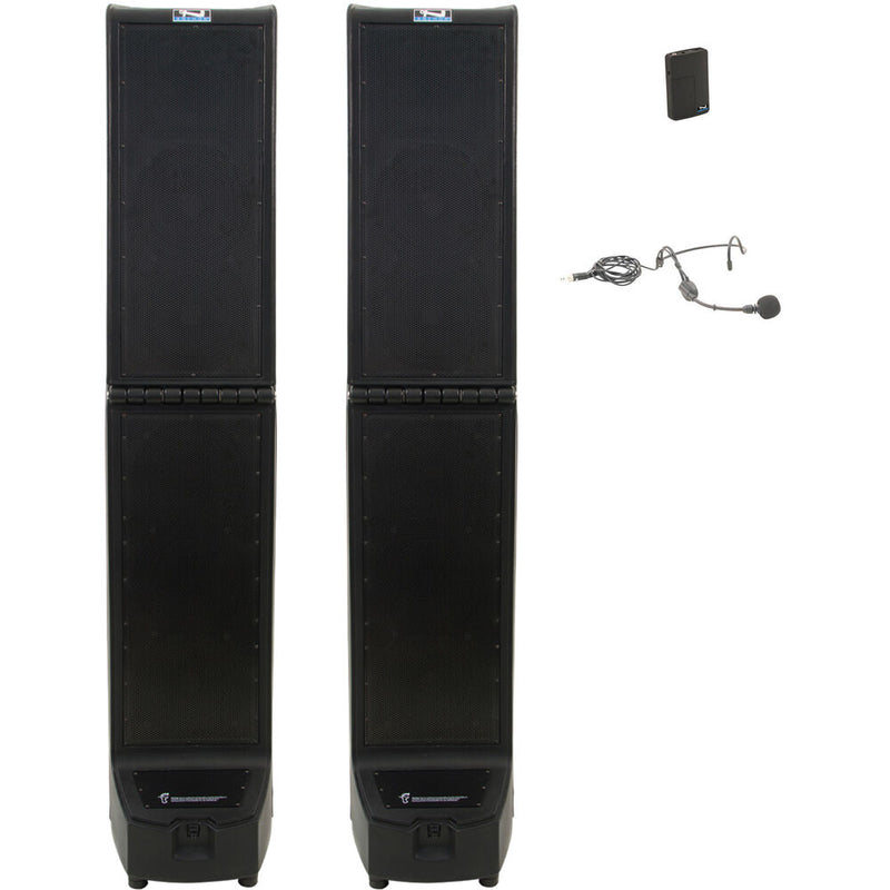 Anchor Audio Bigfoot 3 Hub Connect 1 Portable PA and (1) Headband Microphone