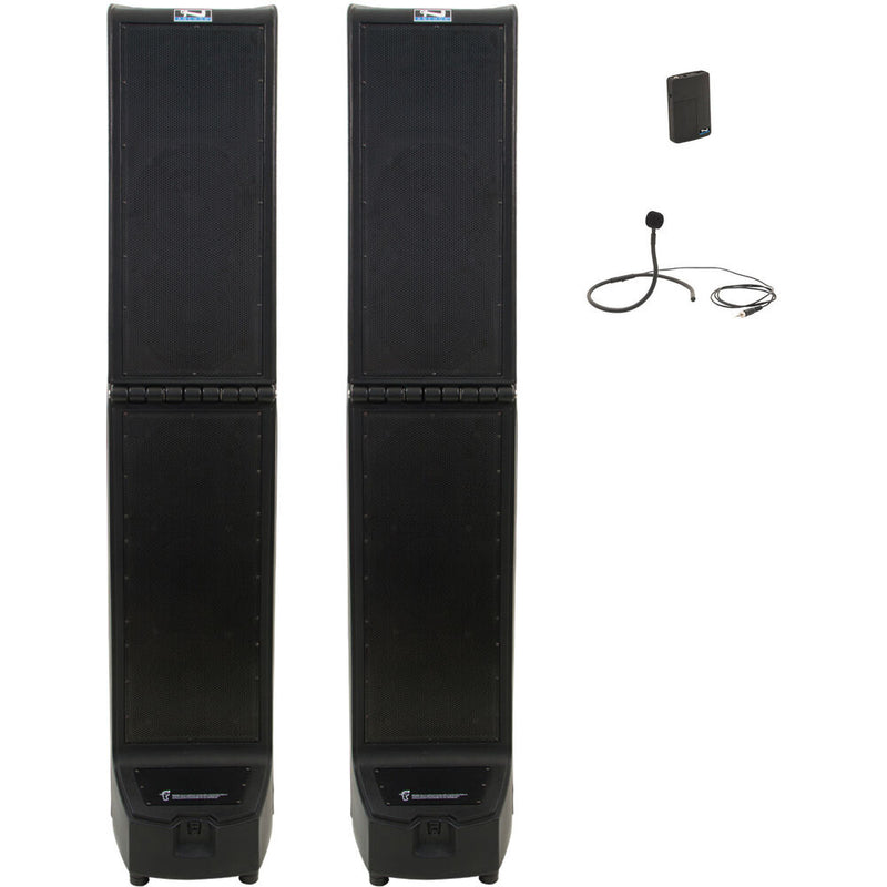 Anchor Audio Bigfoot 3 Hub Connect 1 Portable PA and (1) Collar Microphone