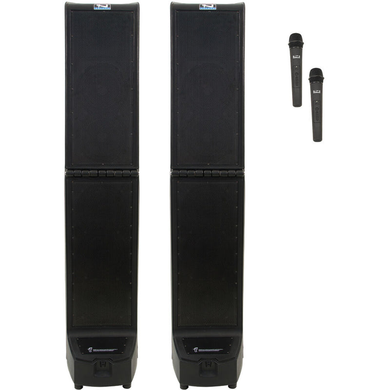 Anchor Audio Bigfoot 3 Hub Connect 2 Portable PA System Pair with Two Handheld Microphones