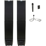 Anchor Audio Bigfoot 3 Hub Connect 2 Portable PA System Pair with One Handheld and one Collar Microphones