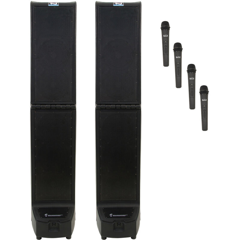 Anchor Audio Bigfoot 3 Hub Connect Pair, AnchorFLEX with (4) Microphones