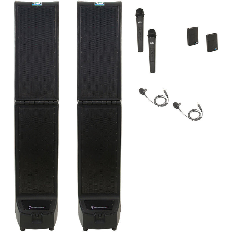 Anchor Audio Bigfoot 3 Hub Connect Pair, AnchorFLEX with (4) Microphones