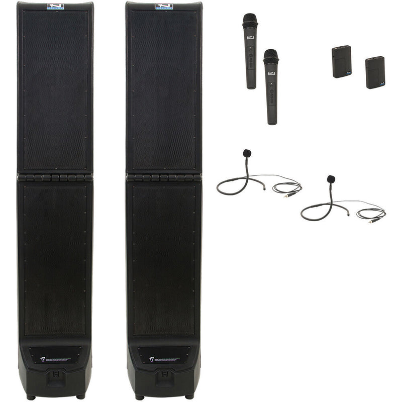 Anchor Audio Bigfoot 3 Hub Connect Pair, AnchorFLEX with (4) Microphones