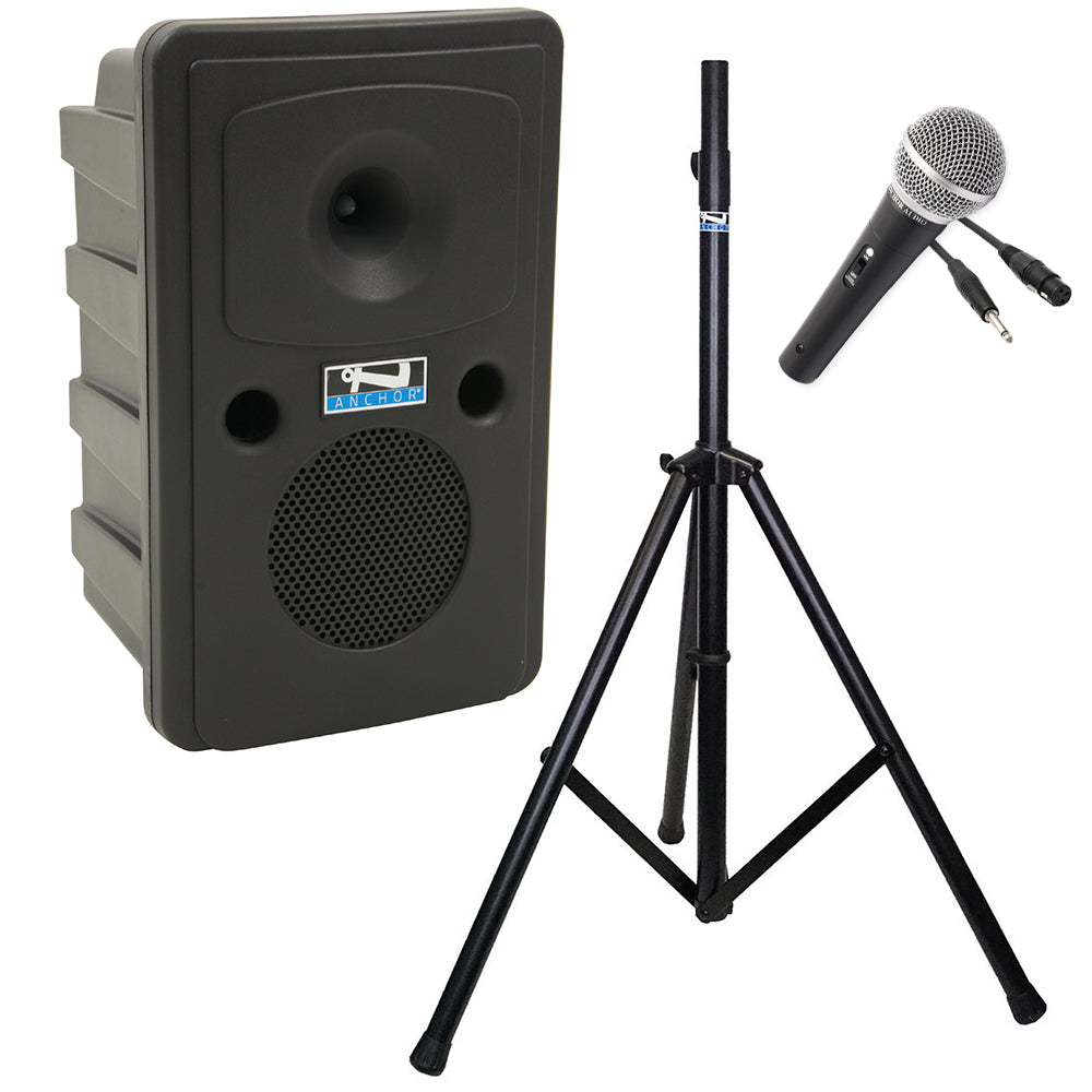 Anchor Audio Go Getter 2 System ECO 1 (Speaker, Bluetooth, Wired Microphone, Stand)