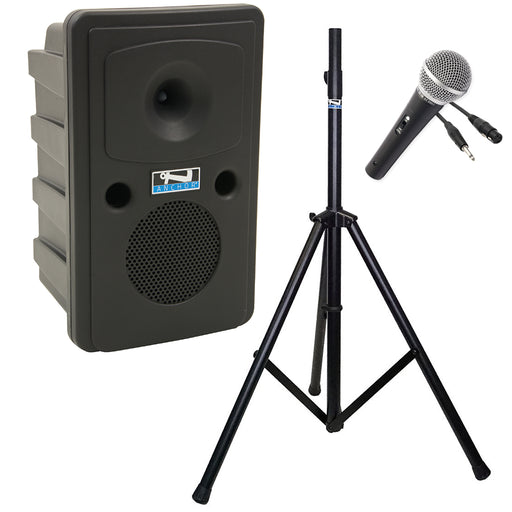 Anchor Audio Go Getter 2 System ECO 1 (Speaker, Bluetooth, Wired Microphone, Stand)