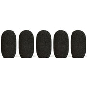 Samson, Fitness Audio E-mic Oval Windscreens - 5 Pack (Black)