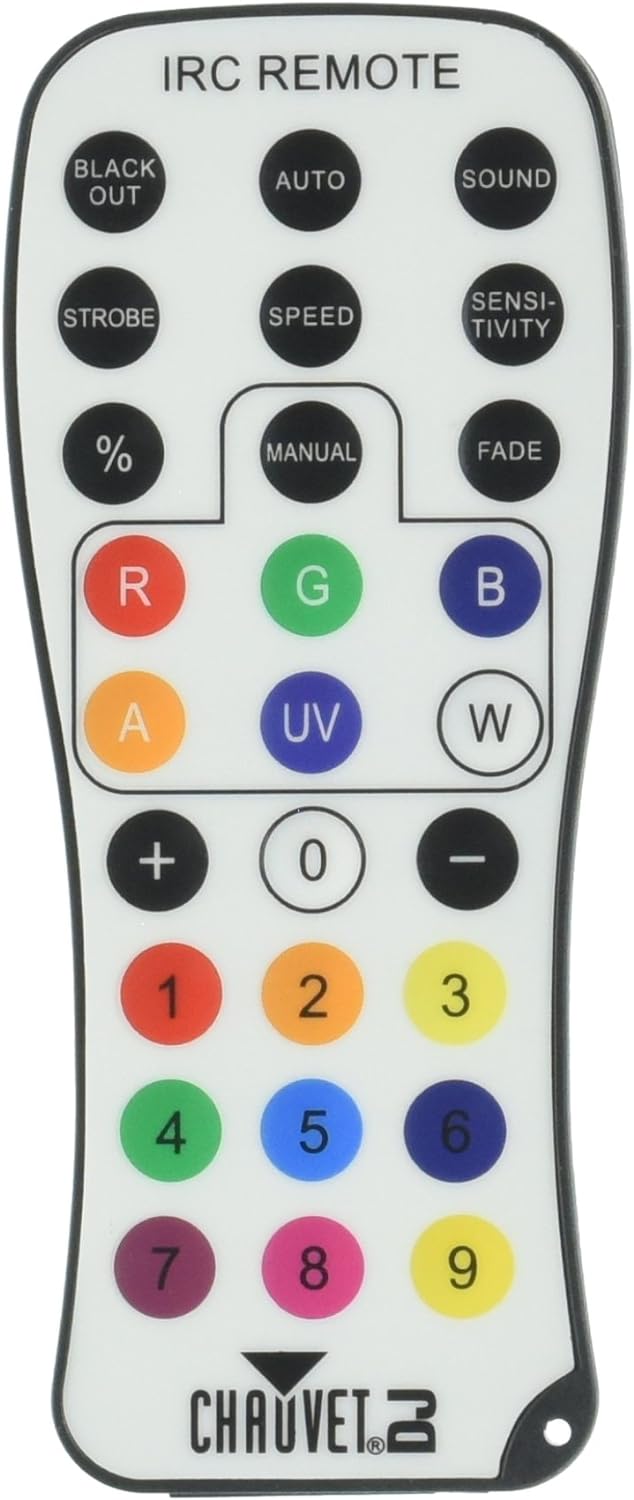 CHAUVET DJ IRC-6 Infared Remote Control for DJ Effect Strobe Lighting 