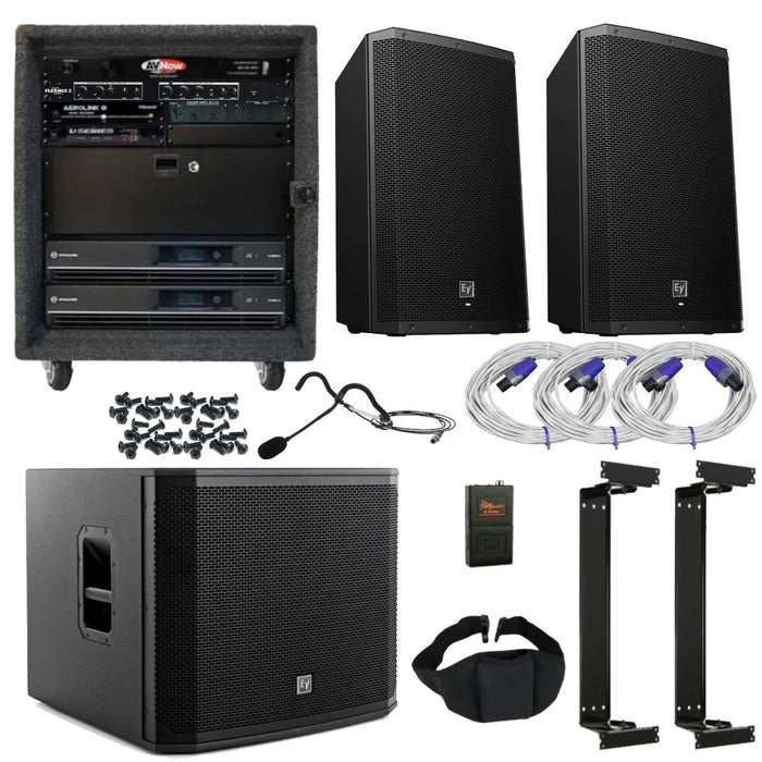 Easy Buy 2000 Group Exercise or Cycle Room Sound System
