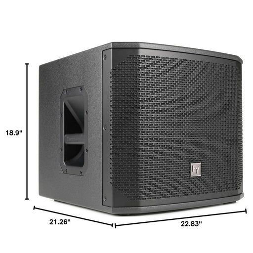 Dimensions of the Electro-Voice ELX200-12S 12 Inches Passive Subwoofer
