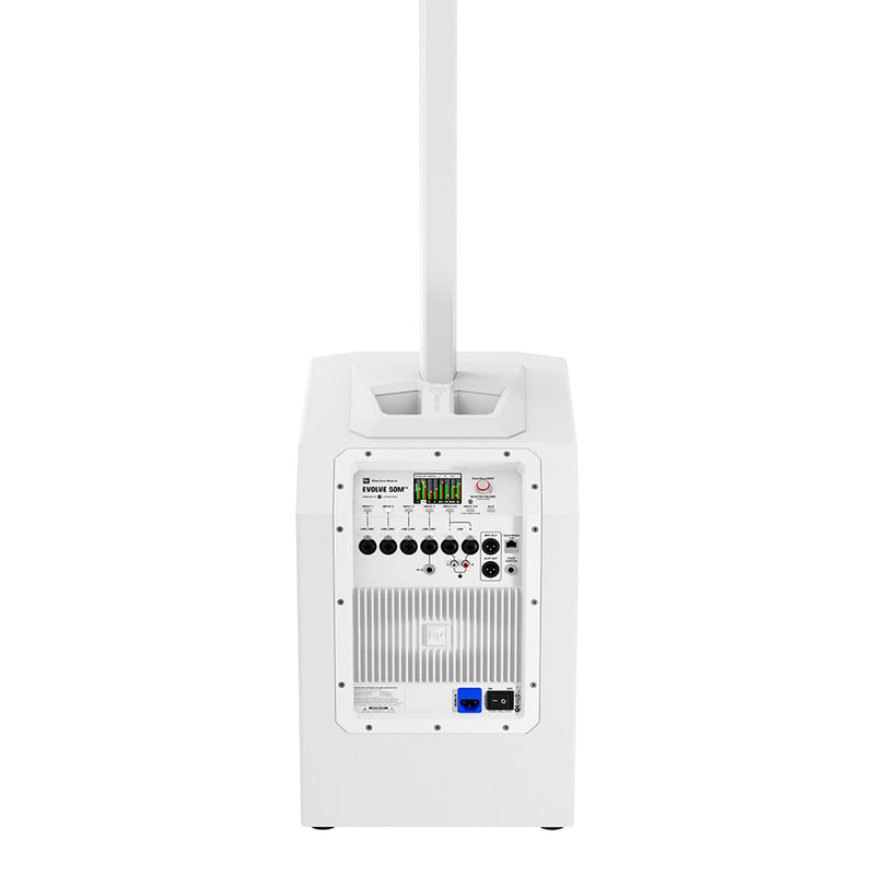 Electro-Voice Evolve 50M G2 Panel Powered Speaker with Bluetooth - White