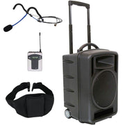 Fit 1010 Battery-Powered Portable Sound System with EMic Fitness Headset Microphone