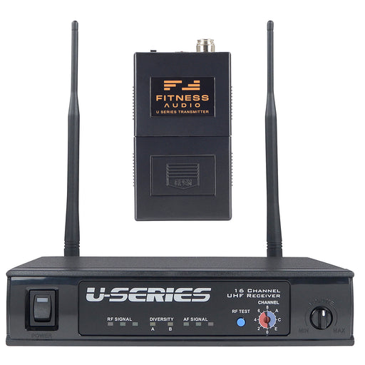 Fitness Audio UHF Base System (No Headset) Bodypack Transmitter & Receiver