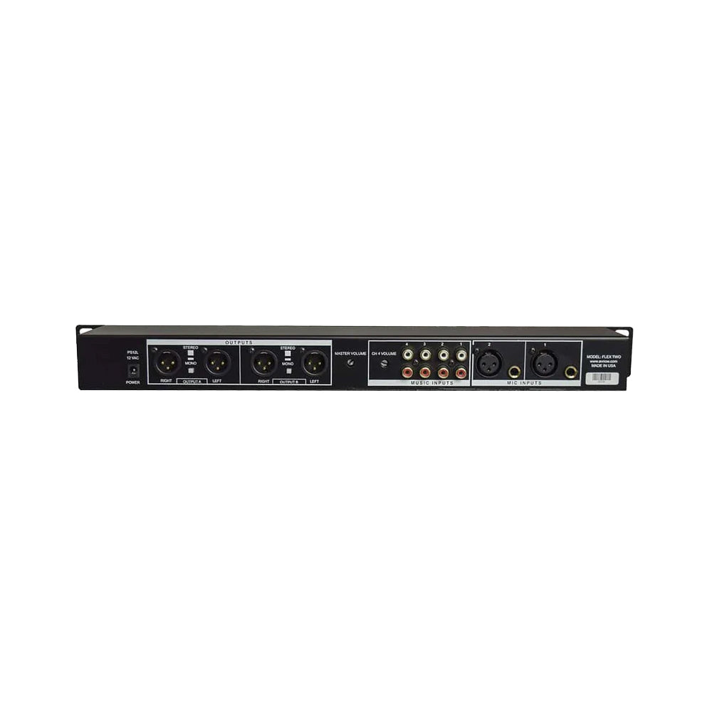 FlexMix 2.2 - 6-Channel Fitness Mixer with Front Aux Input — AV