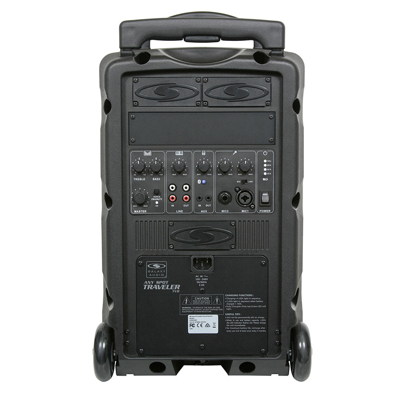 Aquatic Portable Sound System with Waterproof Microphone and TV8 Speaker