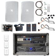 Hot Yoga Sound System with Microphone System, 2 speakers and accessories