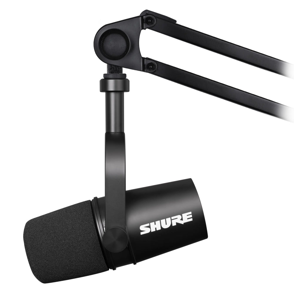 Shure MV7X XLR Podcast Microphone - Pro Quality Dynamic Mic for Podcasting  & Vocal Recording, Voice-Isolating Technology, All Metal Construction, Mic