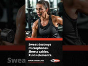 Latex Covers for Microphone Bodypack Sweat Protection for THEATER, GROUP-FITNESS & CYCLING!