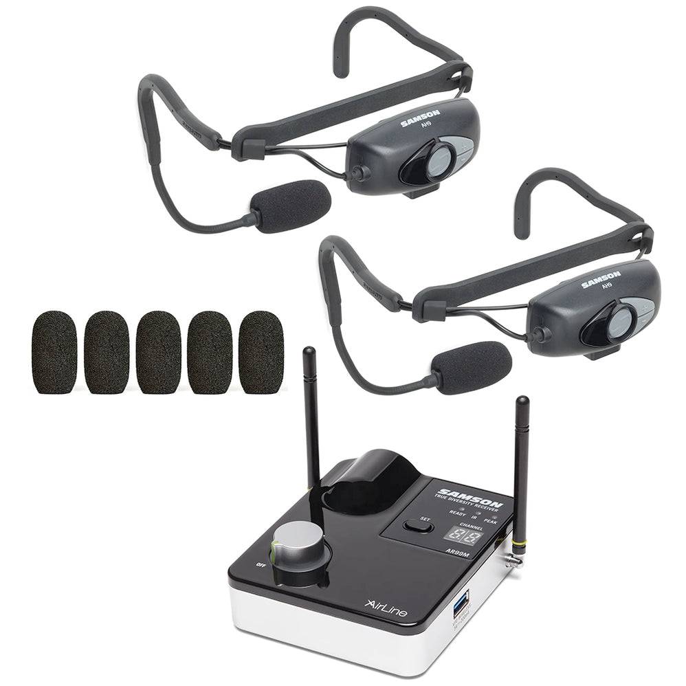 No-Bodypack Cableless / Wireless Microphone Systems for Group Fitness ...