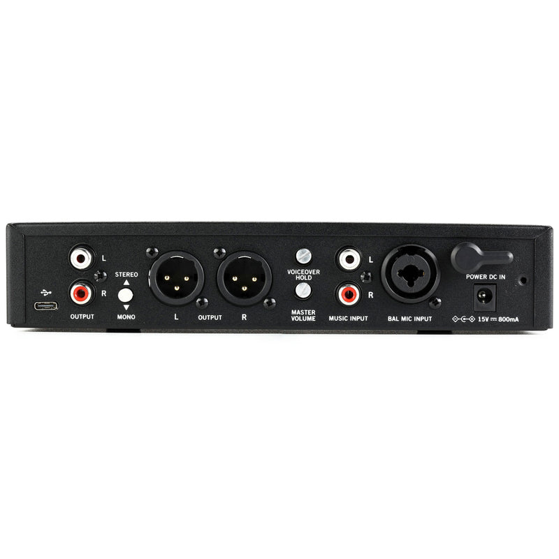 Back Panel Samson MediaTrack Rackmount Mixer with Bluetooth and USB Interface
