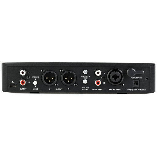 Back Panel Samson MediaTrack Rackmount Mixer with Bluetooth and USB Interface