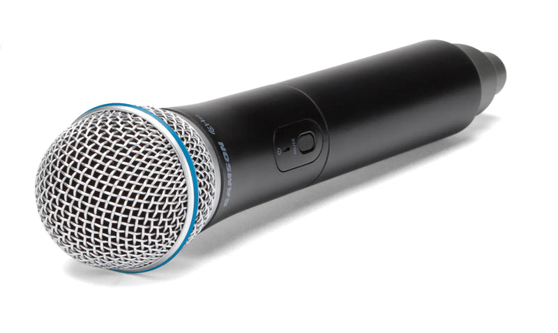 Samson Concert 99 SWC99HHQ8 CH99 Handheld Transmitter Microphone - Side grill view