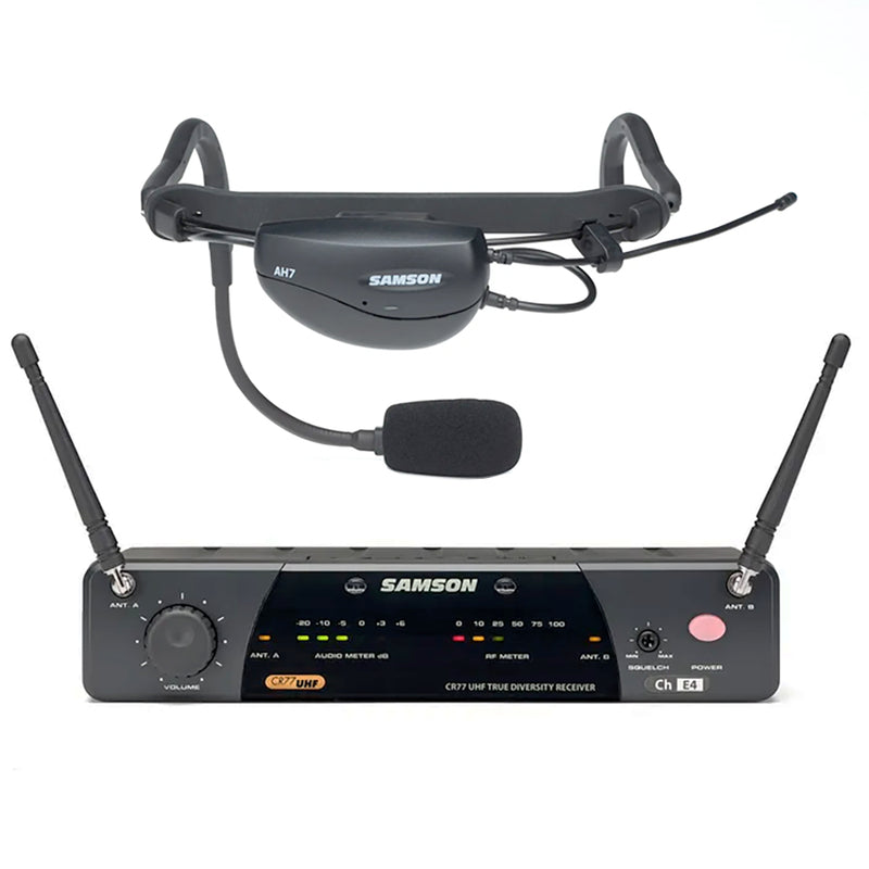 Samson AirLine 77 with QE Fitness Headset Microphone AH7 - SW7A7SQE