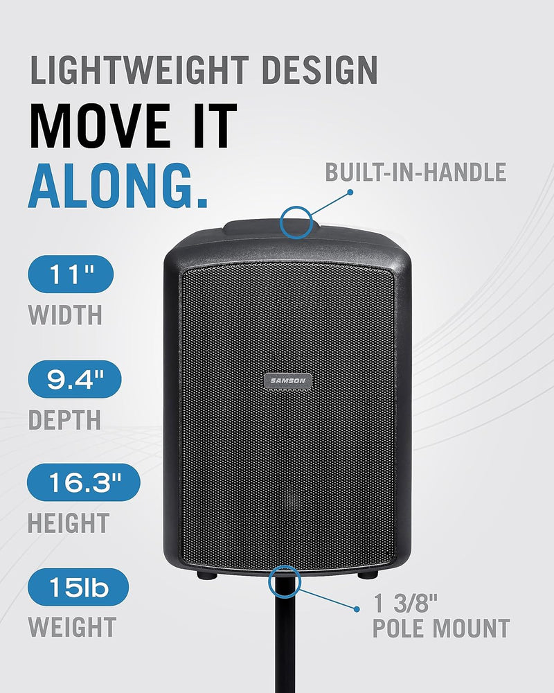 Samson Expedition Explor Rechargeable Portable PA System Speaker