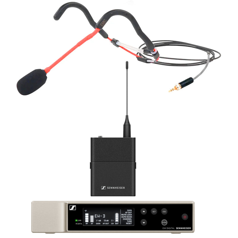 Sennheiser EW-D System with EMic Fitness Headset Microphone