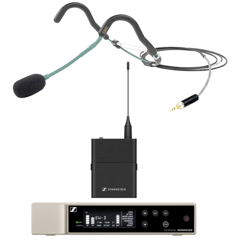 Sennheiser EW-D System with EMic Fitness Headset Microphone