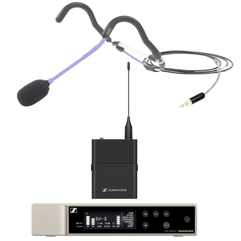 Sennheiser EW-D System with EMic Fitness Headset Microphone