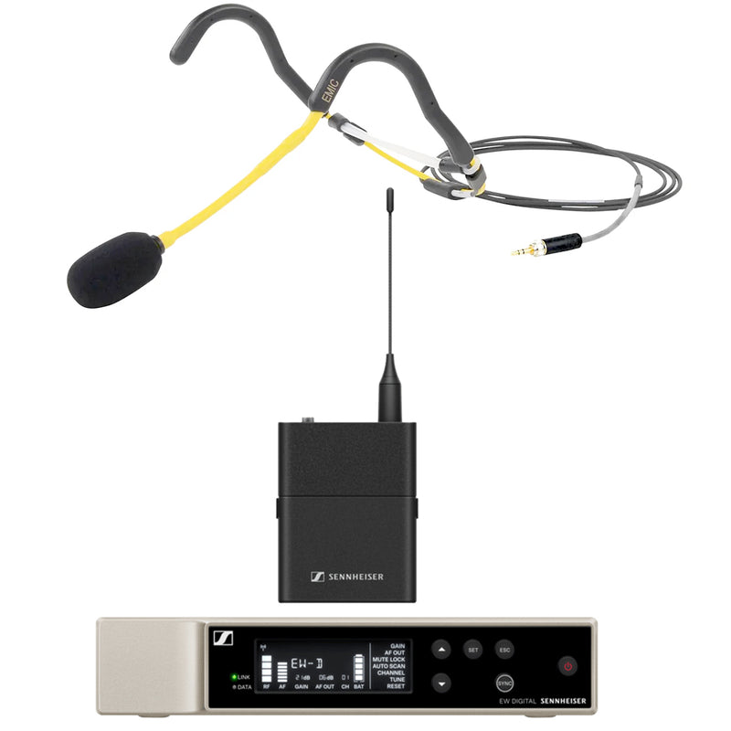 Sennheiser EW-D System with EMic Fitness Headset Microphone