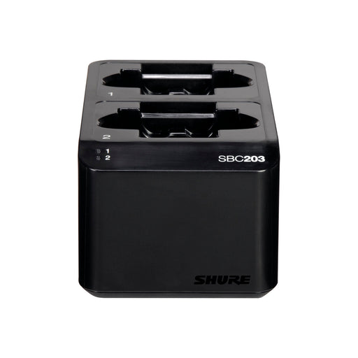 Shure SBC203 Dual-Docking Recharging Station for SB903 Batteries & SLX-D Transmitters