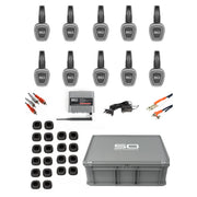 Sound Off GLO4 Headphone Kit - 10 Pack Group Fitness Headphones