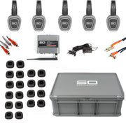 Sound Off GLO4 Headphone Kit - 5 Pack Group Fitness Headphones