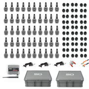 Sound Off GLO4 Headphone Kit - 50 Pack Bulk Group Fitness Headphones