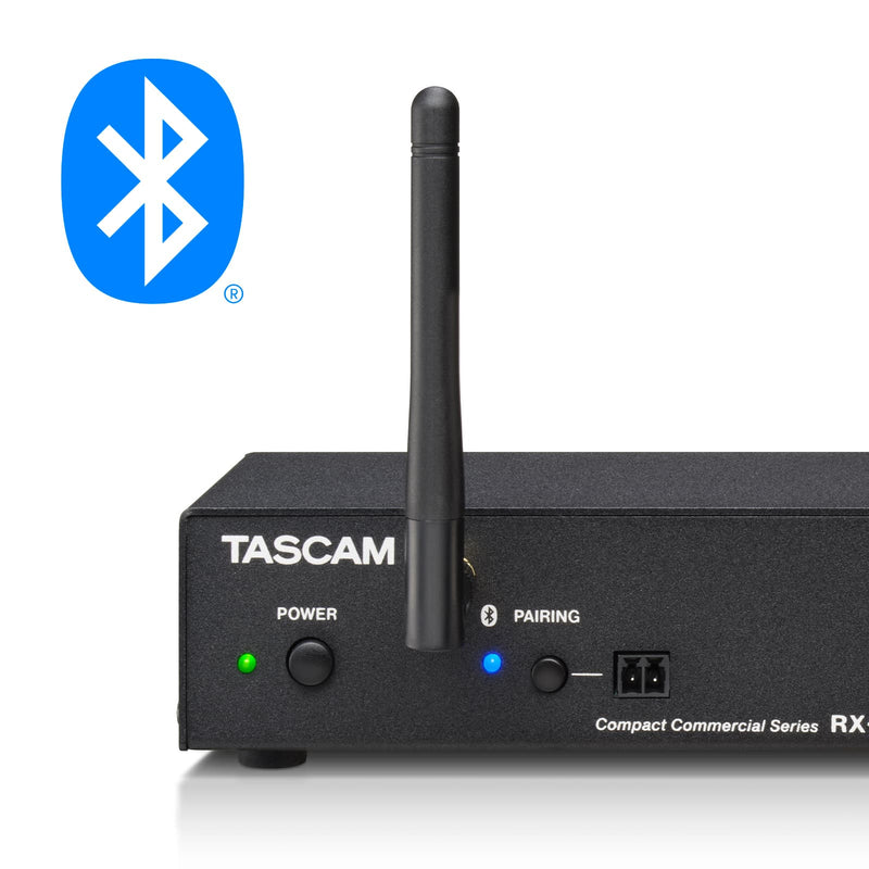 TASCAM RX-BT10 Compact Stereo Bluetooth 5.1 Receiver