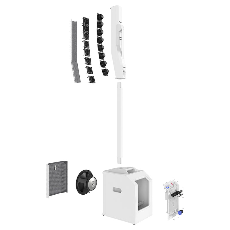 Electro-Voice Evolve 50M Column Powered Speaker with Bluetooth - White