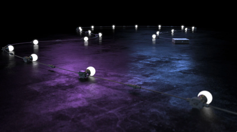 Chauvet DJ Festoon 2 RGB Color-Mixing LED Bulb String Light (49')