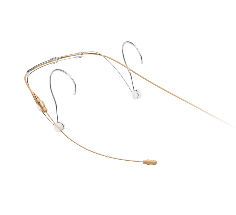 AV Now Fitness Sound Shure DH5 DuraPlex Omnidirectional Headset Microphone (Black/Tan/Cocoa - Ta4F)