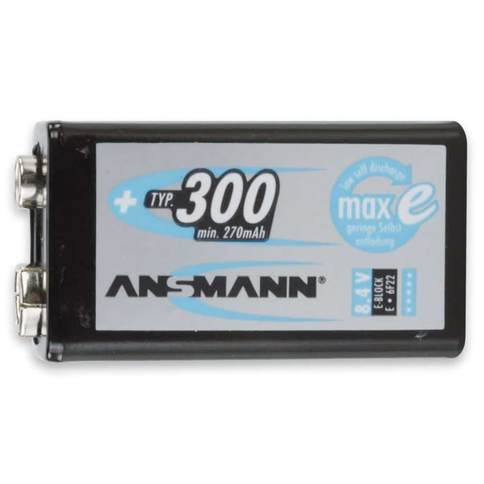 Ansmann NiMH 9Volt Pro Rechargeable Battery