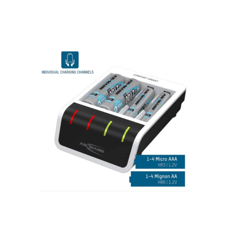Ansmann Comfort Series Charger for 4 AA / AAA