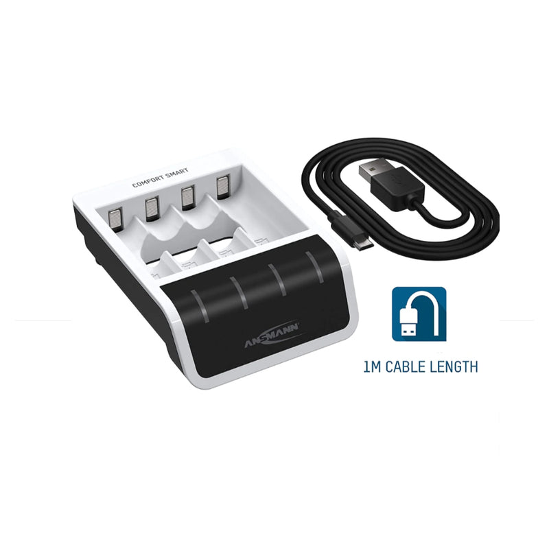 Ansmann Comfort Series Charger for 4 AA / AAA