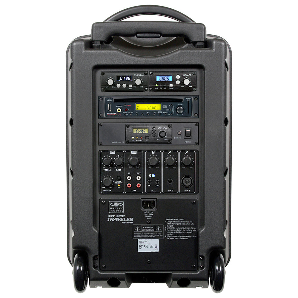 Portable PA Sound Systems Battery Powered Speakers — AV Now Fitness Sound